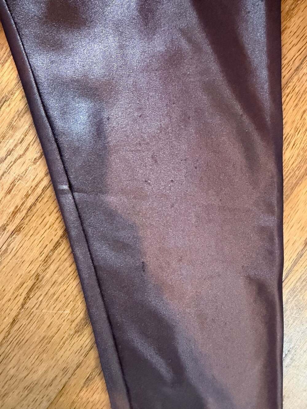 Koral Lustrous High Rise Shiny Liquid Leggings in Bronze - Picture 3 of 4